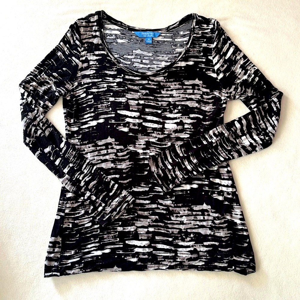 Simply Vera Long Sleeve Print Shirt